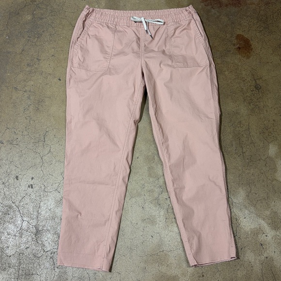 Vuori Cotton Ripstop Coconut Pink Women’s XL Casual Pants VW450 - Picture 1 of 7